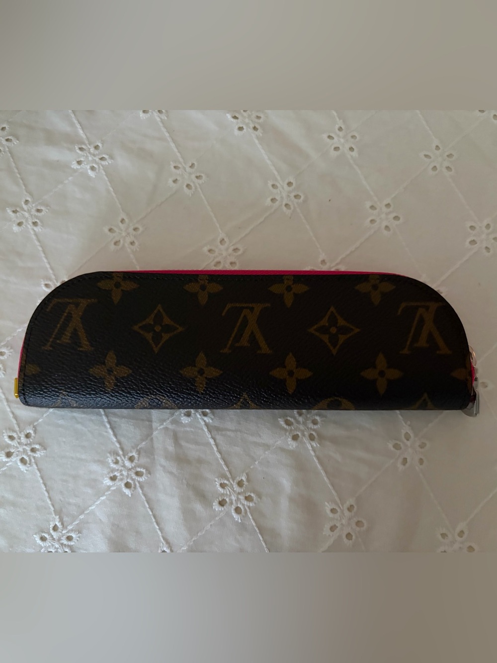 Louis Vuitton Charlotte Monogram Zip Pouch with Pink Interior and Trim